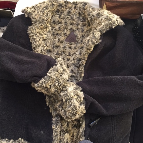 reversible Teddy Bear wool jacket medium fjall - Picture 5 of 7